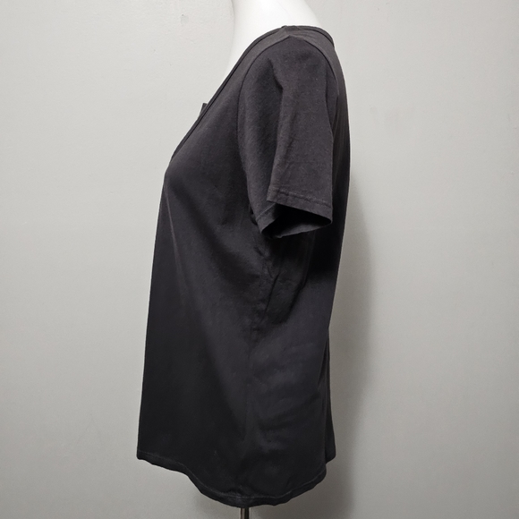 Buckle Gilded Intent Charcoal Ladder Neck Top Size Small - Picture 4 of 9